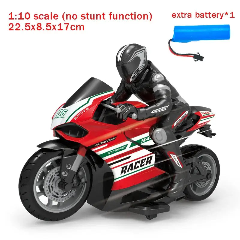 RC Motorcycles 1/6 Electric Motor RC # RC Motorcycles 1/6 Electric Motor RC Experience precision engineering with this 1/6 scale electric RC motorcycle. Built for enthusiasts who demand authentic performance, this model features a responsive electric moto
