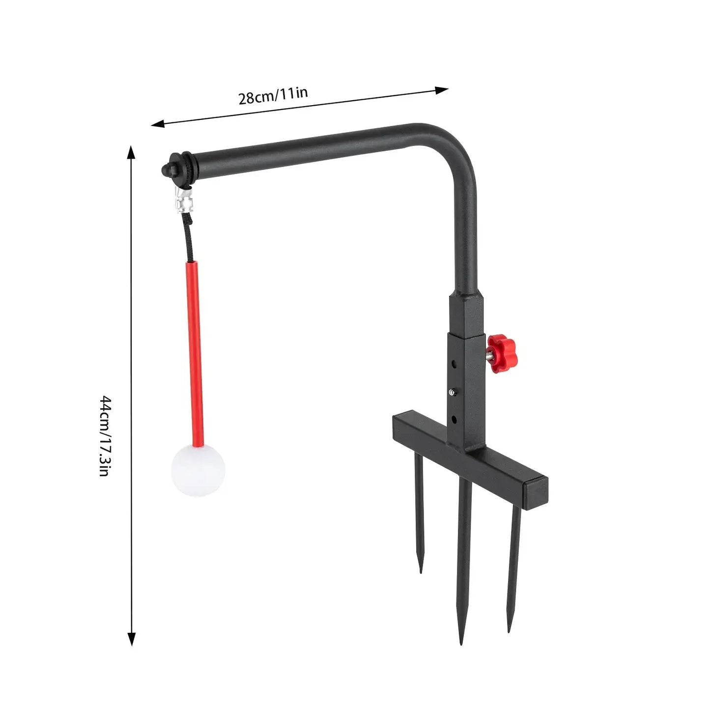 Golf Swing Trainer equipment with hanging ball, designed for improving swing practice and technique in golf.
