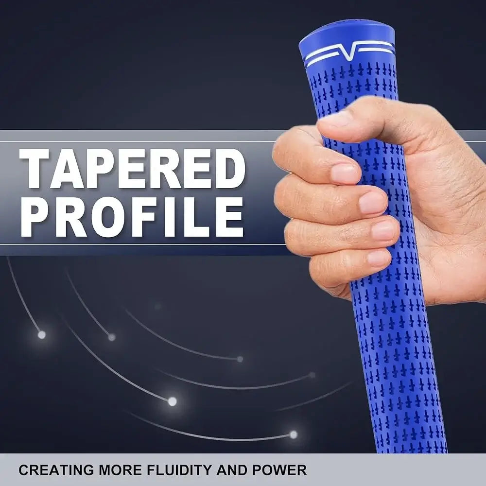 Golf Club Grips Standard Midsize Rubber Material Shock Absorption Anti Slip Sportsman Specialty Products