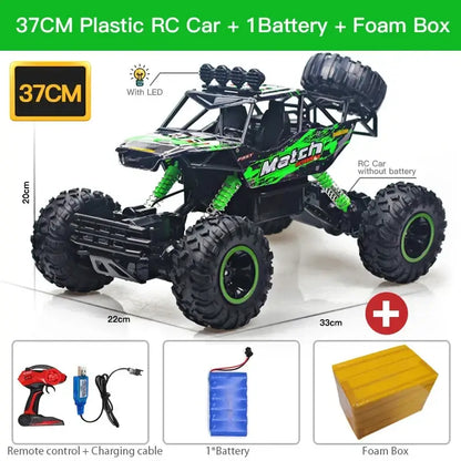 1:12/1:16 4WD Remote Control Car With Led Lights Sportsman Specialty Products