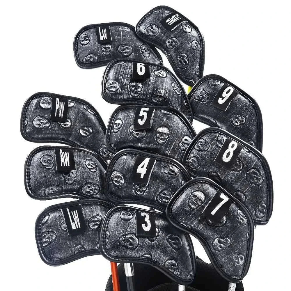 skull golf iron headcover 12x Skull Golf Iron Headcover