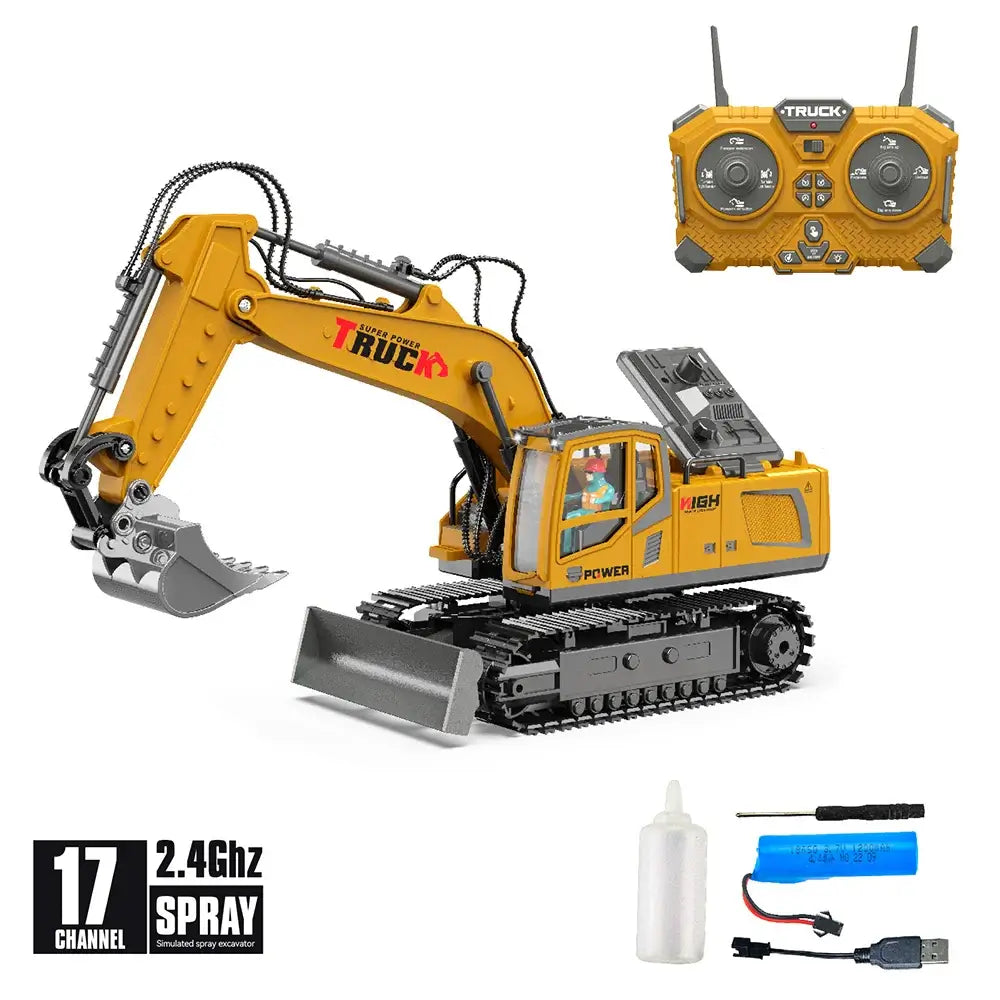 RC Excavator Dumper with Light Music Sportsman Specialty Products