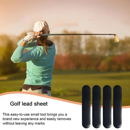 4pcs Golfer Adhesive Lead Tape Strips Add Swing Weight To Golf Club Sportsman Specialty Products