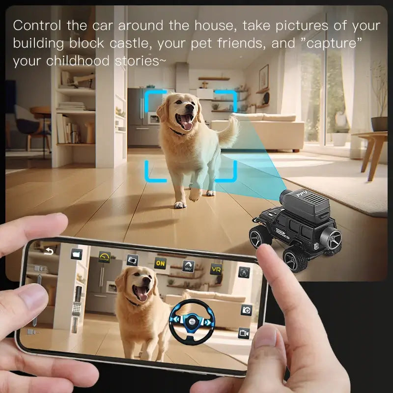 RC Mini Video Car With LED Light Climbing Alloy Sportsman Specialty Products