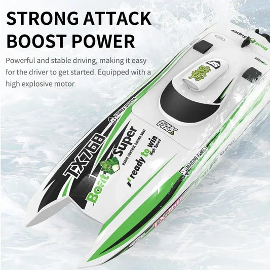 2.4G Brushless Boat TX768 RC Boat 2.4G Remote Control Turbojet SpeedboatBrushless Boat TX768 RC Boat - High Speed Turbojet