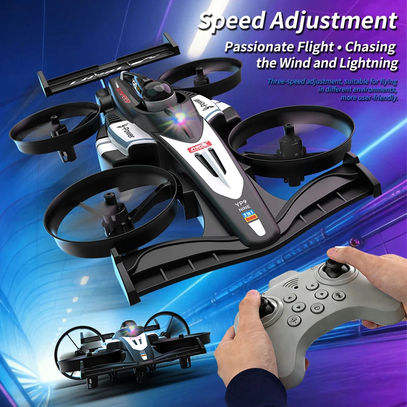 dual mode quadcopter stunt car Drift Racing Car