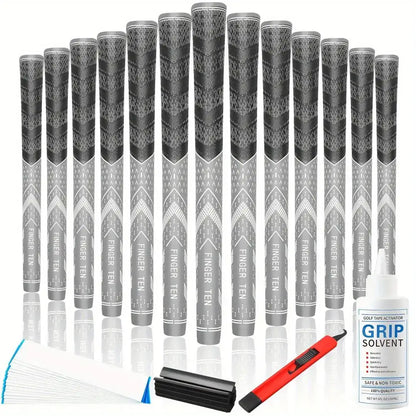 13 Golf Club Standard Grips/Medium Corded Rubber Multi-Purpose Sportsman Specialty Products