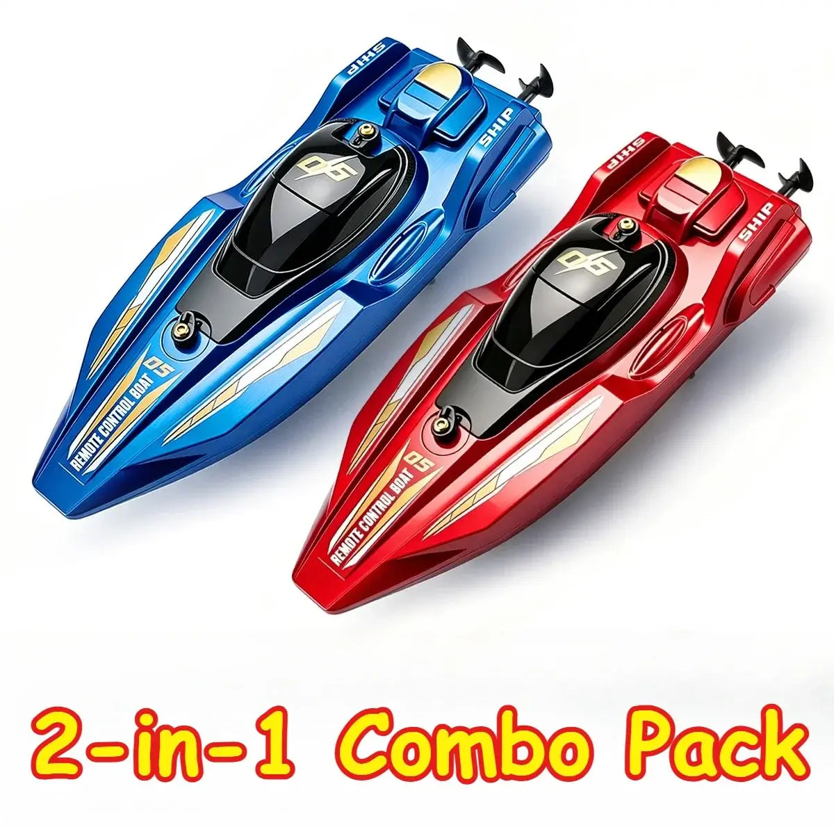 New2.4G Mini RC Racing Boat, Dual Motor