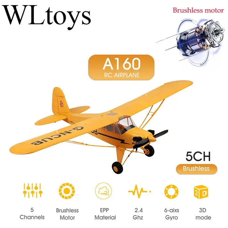 RC Plane RTF 2.4G Brushless Motor 3D/6G Remote Control Airplane