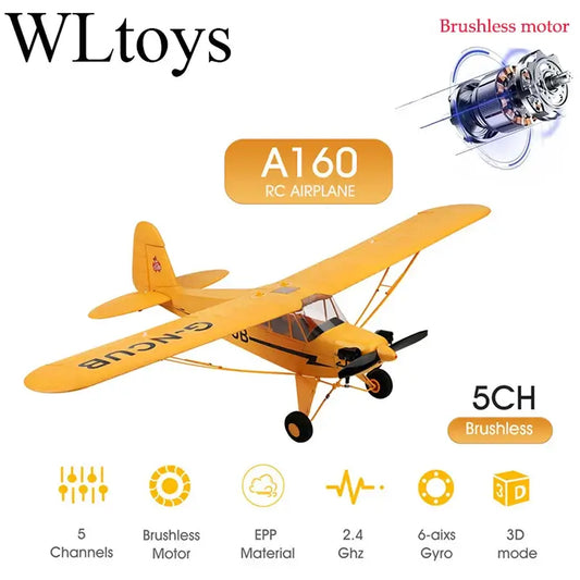 Hot Sale RC Plane RTF 2.4G Brushless Motor 3D/6G Remote Control Airplane# Hot Sale RC Plane RTF 2.4G Brushless Motor 3D/6G Remote Control Airplane Experience precision flying with this ready-to-fly RC plane featuring a robust brushless motor and advanced