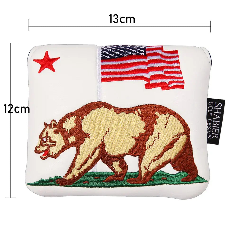 Square Mallet Putter Cover Golf Headcover For TaylorMade Spider X Sportsman Specialty Products