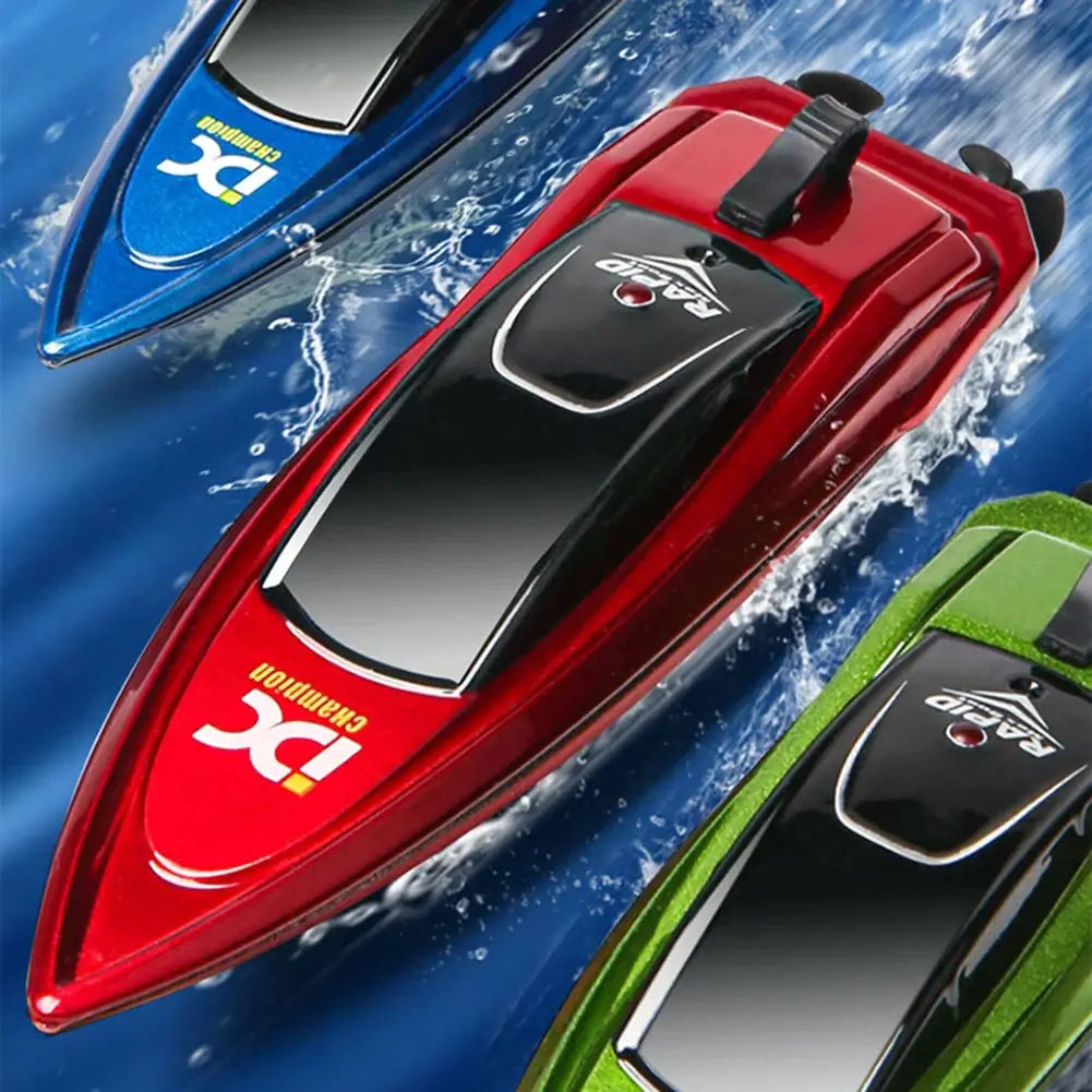 805 Mini RC Boat Radio Remote Controlled One-Button Shift Sportsman Specialty Products