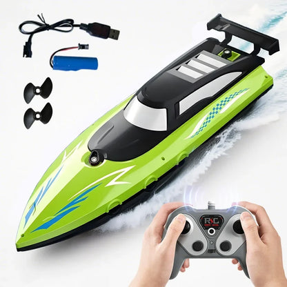 RC Boat with Twin Propellers, High Speed Remote Control Boat,
