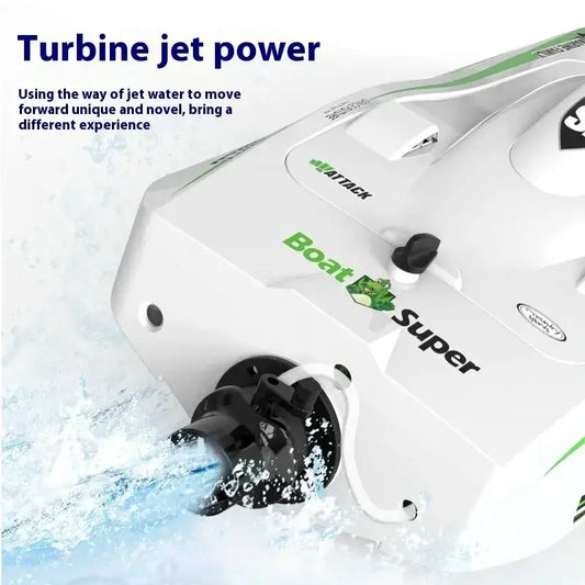 TX768 RC Boat turbine jet power for high-speed water movement and thrilling remote control experience