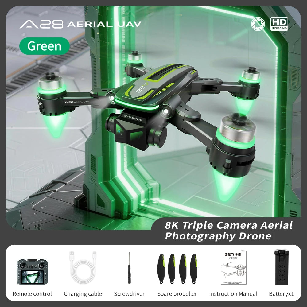 Original A28 Drone Foldable GPS 4K Dual Camera 5G