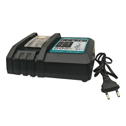 Lithium Ion Battery 3A Charger DC18RC for Makita 18V 14.4V with power cable and charging indicators