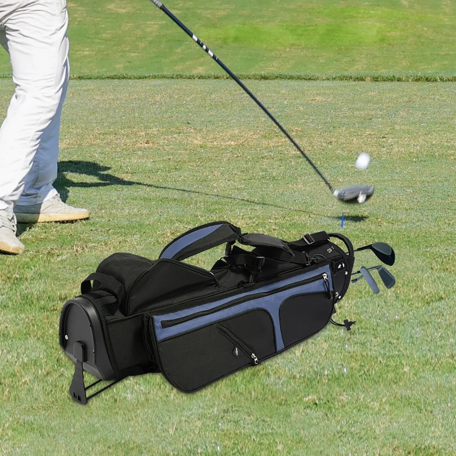 Sportsman Specialty Products Golf Stand Bag, Portable Golf Stand Bag, Golf Stand Bag with Shoulder Strap