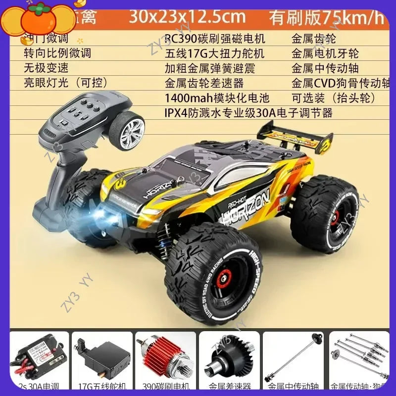 high-speed brushless RC car Four-Wheel Drive Off-Road Racing