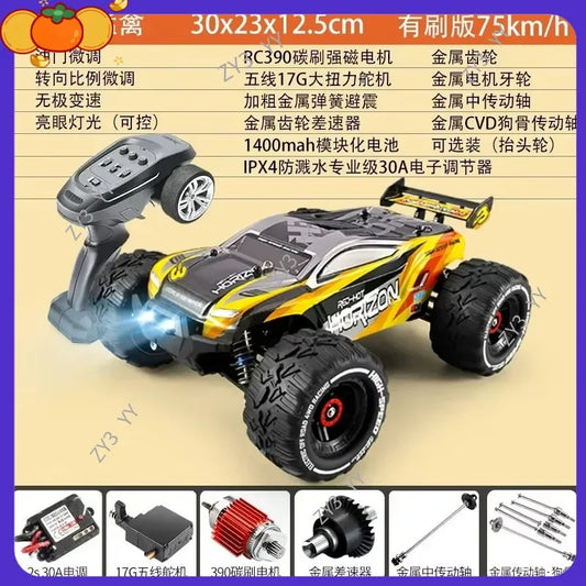 Professional Brushless RC Car High-Speed Four-Wheel Drive Off-Road Racing