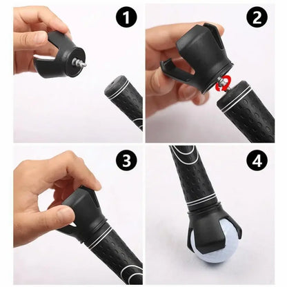 Golf Balls Picker Ball Pick up Clamp Rubber Zinc Alloy
