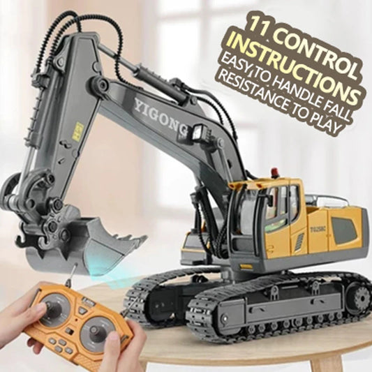 RC Excavator Dumper Car 2.4G Remote Control Engineering Vehicle Crawler# RC Excavator Dumper Car 2.4G Remote Control Engineering Vehicle Crawler This 2.4G remote control excavator combines realistic engineering functionality with responsive handling. The