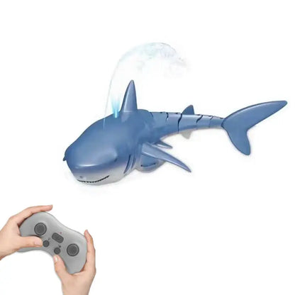 Rc Shark whale Spray Water Toy Remote Controlled