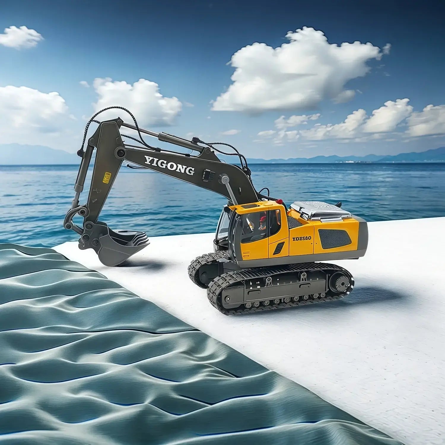 Off Road Excavator Dump Truck Kids Remote Control Car Toys Sportsman Specialty Products