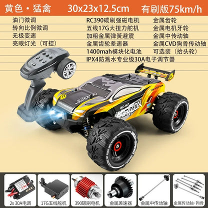 high-speed brushless RC car Four-Wheel Drive Off-Road Racing
