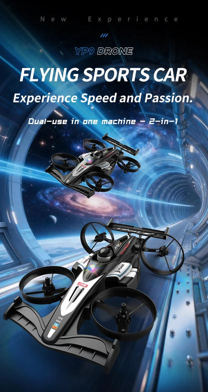 dual mode quadcopter stunt car Drift Racing Car