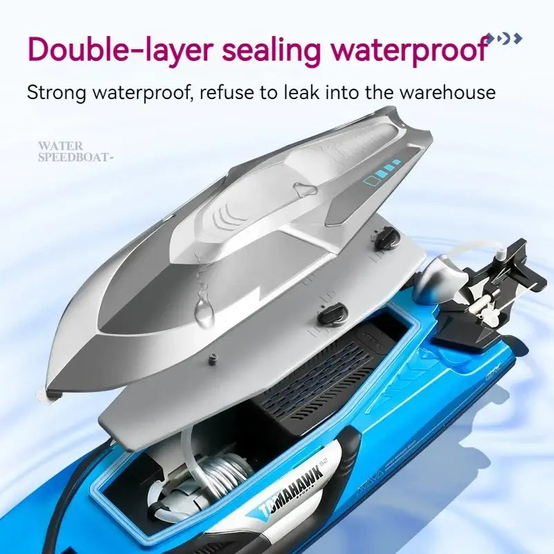 RC Speedboat S2 Super-Sized 50cm High-Speed Sportsman Specialty Products