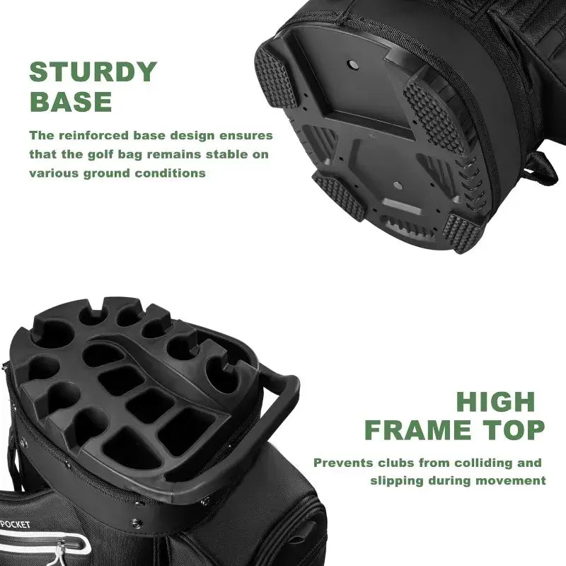 14-Way Golf Cart Bag, Premium Full Length Golf Bag Sportsman Specialty Products