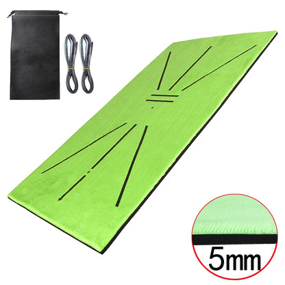 Golf Training Mat Swing Track Practice Marking Pad Detection Batting Ball Trace Sportsman Specialty Products