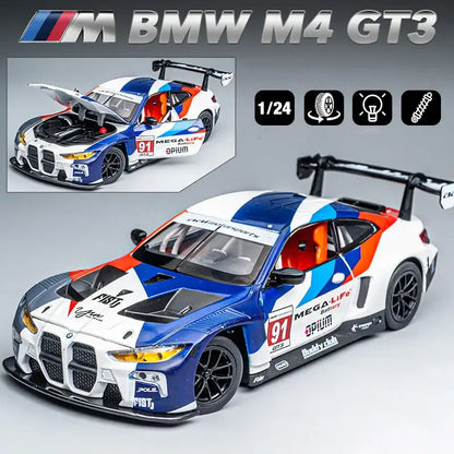 NEW 1:24 BMW M4 GT3 Red Bull M6 BMW CSL Alloy Car Sportsman Specialty Products