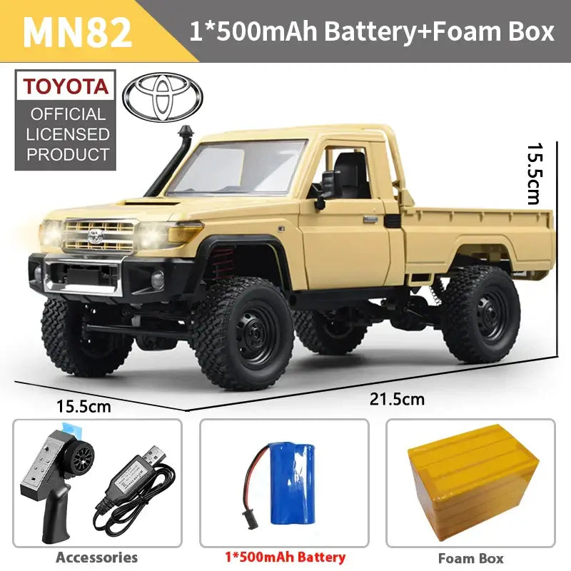 ZWN MN82 1:12 Retro Rc Car With LED Lights Full-scale Simulation LC79 Professional Sportsman Specialty Products