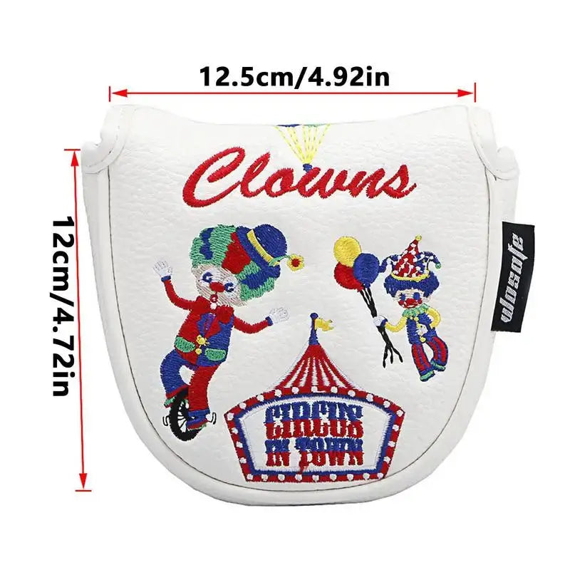 Mallet Putter Headcover Waterproof PU Clown Pattern Sportsman Specialty Products