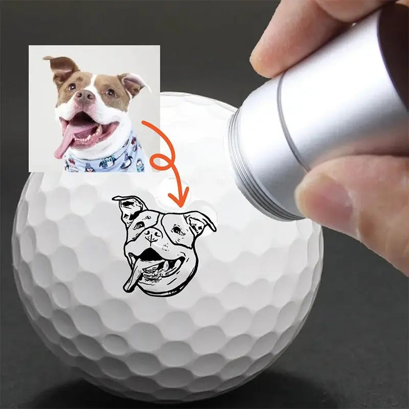 Custom Golf Ball Stamp Personalized Photo Pet Face Logo Stamper # Custom Golf Ball Stamp Personalized Photo Pet Face Logo Stamper Elevate your golf game with a custom stamp designed to mark every ball with your unique identity. This personalized golf ball
