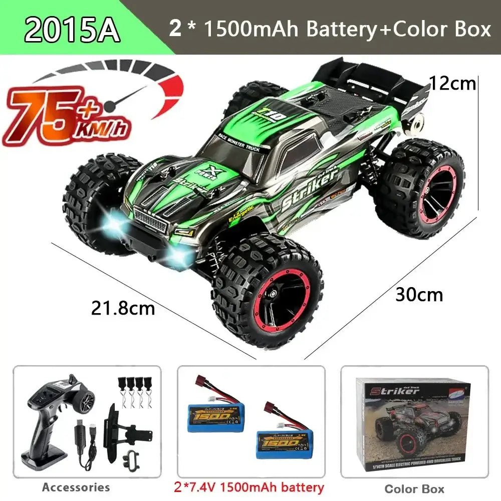 HAIBOXING 2105A 1:14 75KM/H 4WD RC Car Brushless RC Cars High Speed Sportsman Specialty Products