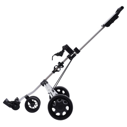 Sportsman Specialty Products Unisex Multi-functional 3-wheel Foldable Golf Push Cart Portable Lightweight
