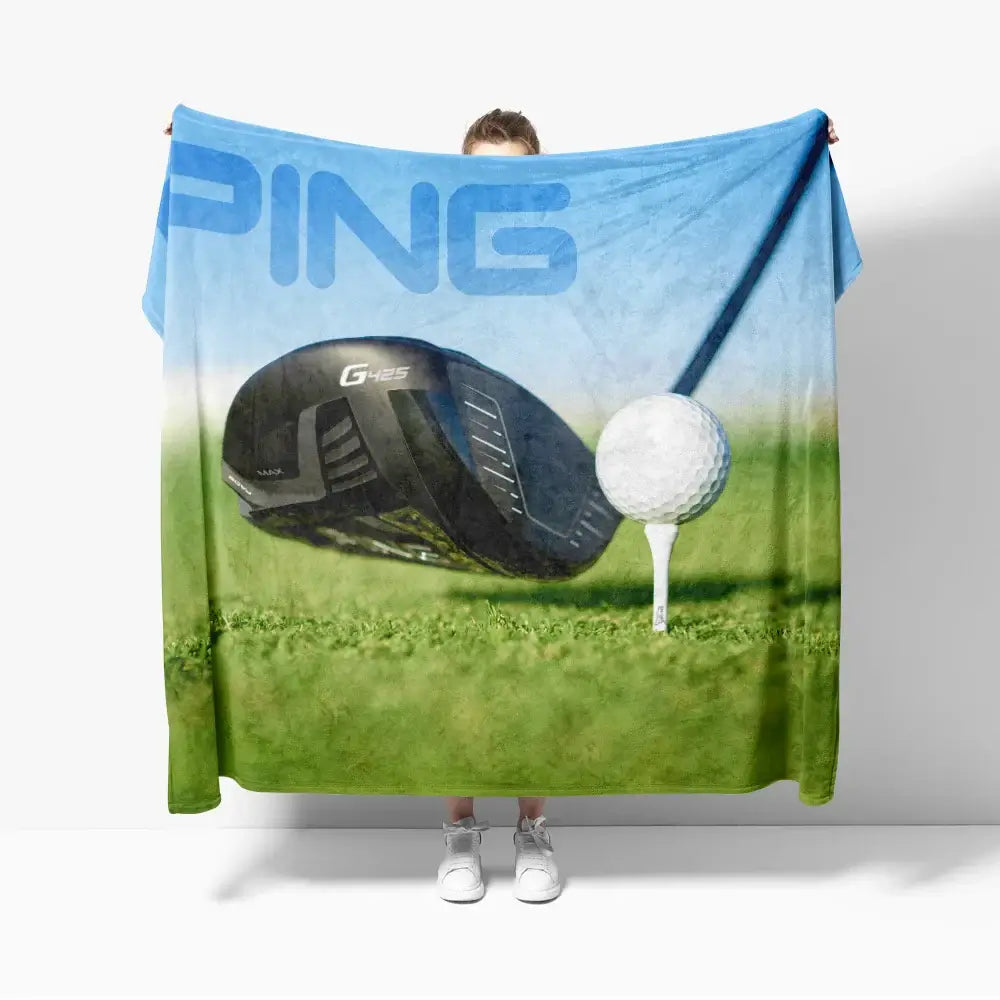 Golf Sport Flannel Blanket Pings Golfs Blanket for Sofa