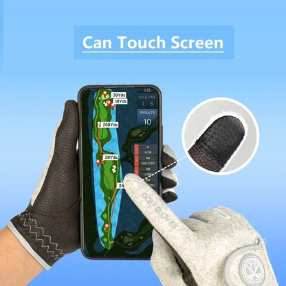 Winter Windproof Warm Golf Gloves for Women Golf Mittens# Winter Windproof Warm Golf Gloves for Women Engineered for cold-weather performance on the course, these women's golf gloves combine windproof protection with thermal insulation to maintain grip an