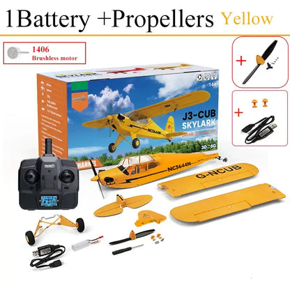 RC Plane RTF 2.4G Brushless Motor 3D/6G Remote Control Airplane
