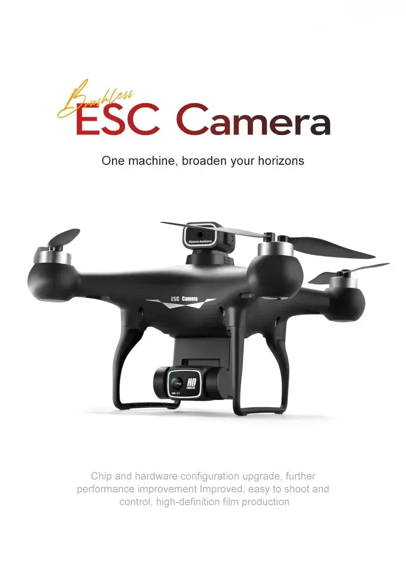 S116 MAX Drone Professional with 3 Batteries 8K Dual Camera Optical Sportsman Specialty Products
