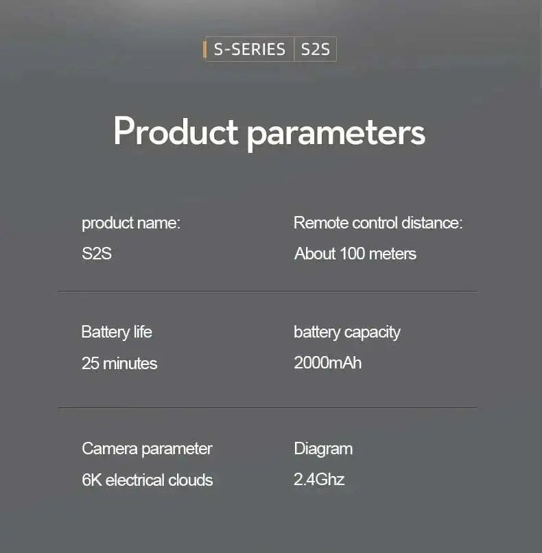 S2S Mini Drone 4k 8K HD Camera Obstacle Avoidance Aerial Photography Sportsman Specialty Products