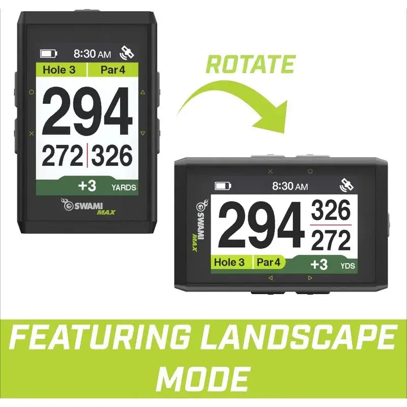 Golf Swami Max Handheld GPS Unit - Rangefinder Golf GPS Sportsman Specialty Products