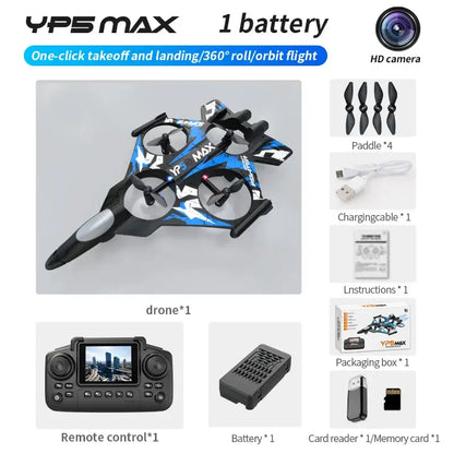 Foam plane 2.4G wifi RC fighter jet stunt rolling LED color light