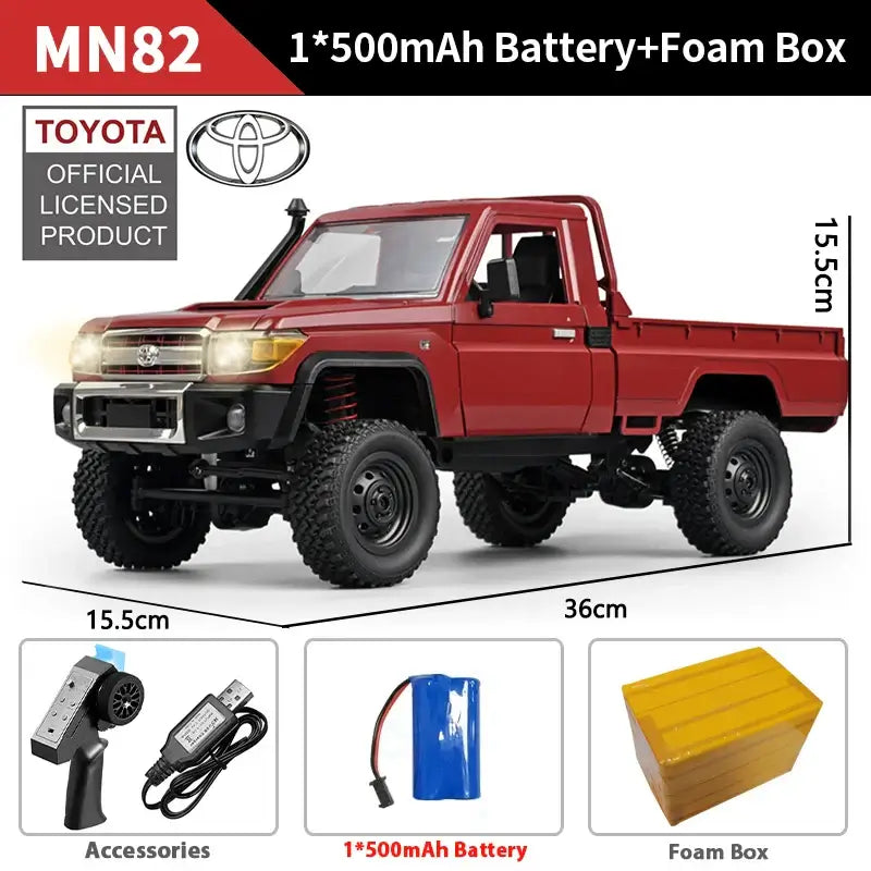 ZWN MN82 1:12 Retro Rc Car With LED Lights Full-scale Simulation LC79 Professional Sportsman Specialty Products