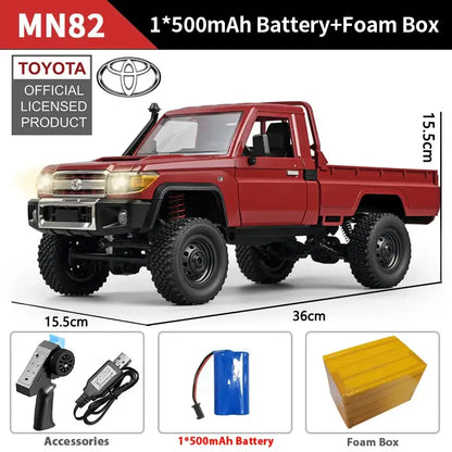 ZWN MN82 1:12 Retro Rc Car With LED Lights Full-scale Simulation LC79 Professional Sportsman Specialty Products