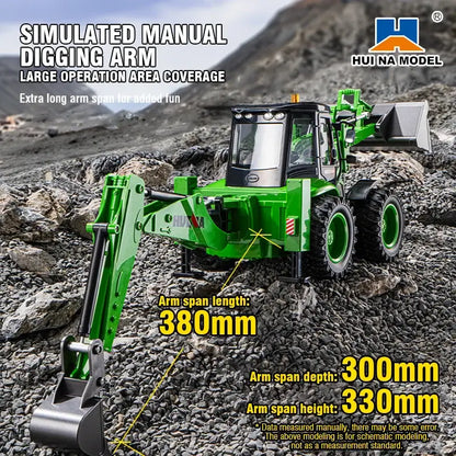 Huina 1579 RC Excavator 1/14 2.4G 9CH Sportsman Specialty Products