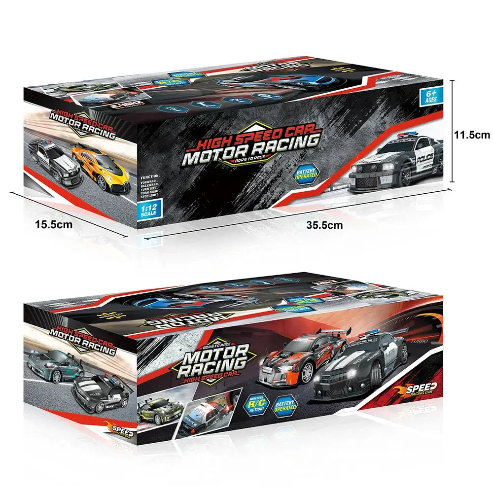 RC Police Car Drift 2.4GHz Remote Control High Speed Sportsman Specialty Products