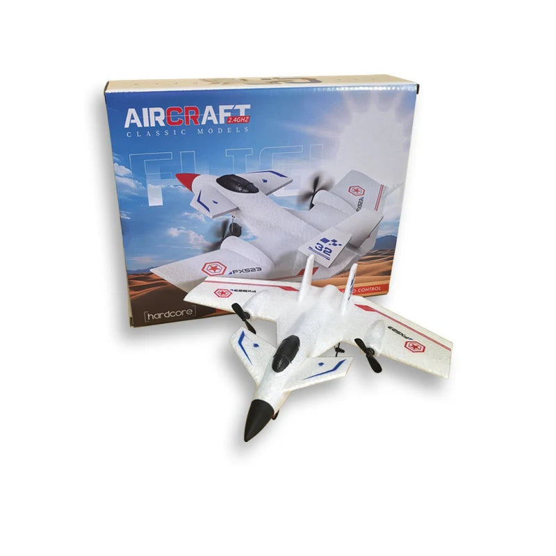 F-35 Fighter Jet EPP Material With Gyroscope model displayed with packaging in background